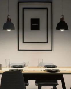 Loftlampe NARMADA Metal Grafit
