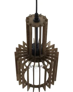 Loftlampe NIARI Mørkebrun