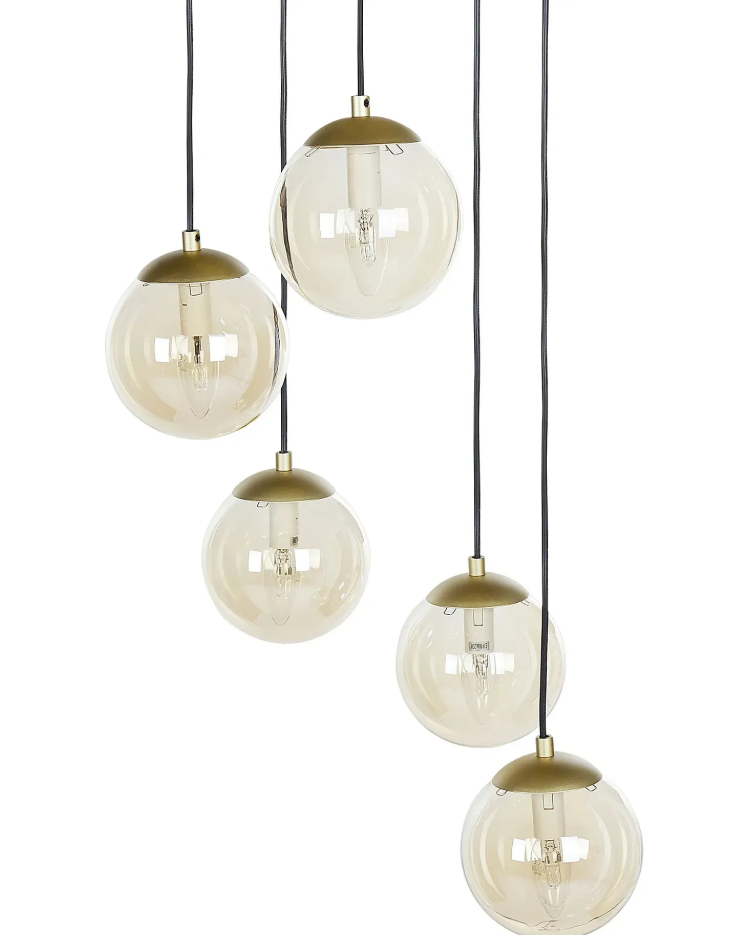 Loftlampe NOEL Glas Guld