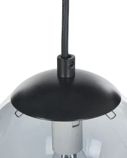 Loftlampe NOEL Glas Sort