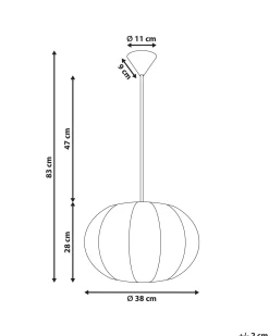 Loftlampe OKER Grå