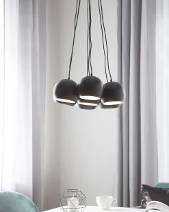 Loftlampe OLZA Metal Sort