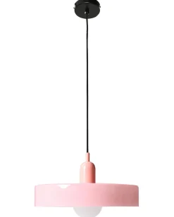 Loftlampe PAALA Glas Lyserød