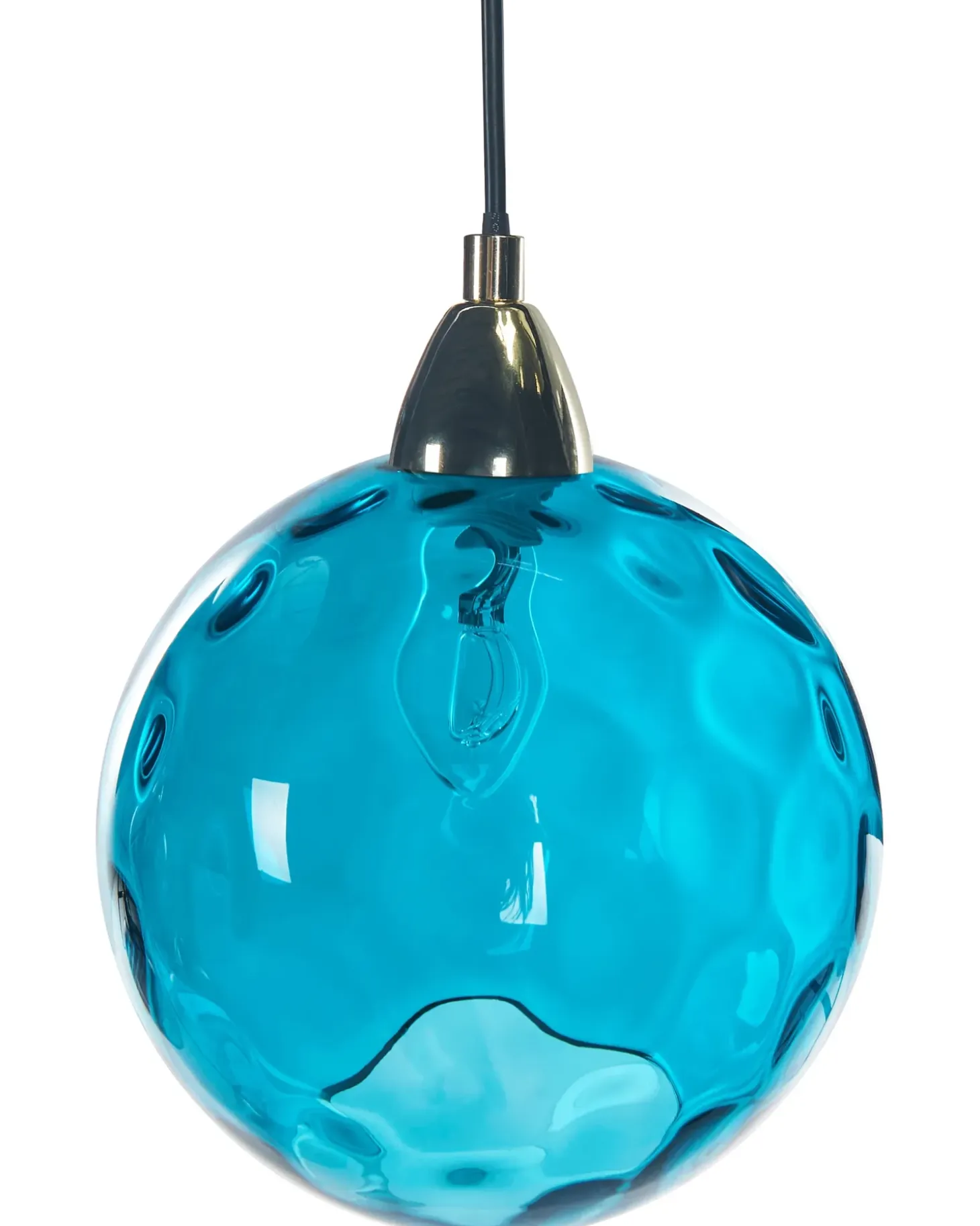 Loftlampe PABELLON Glas Blå