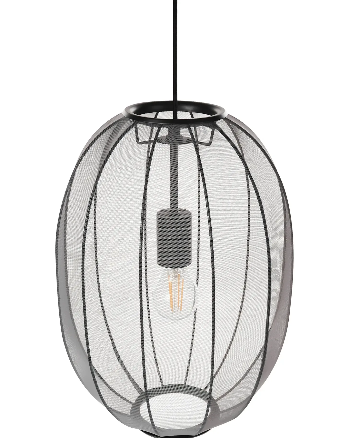 Loftlampe PADAMO Sort