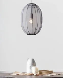 Loftlampe PADAMO Sort