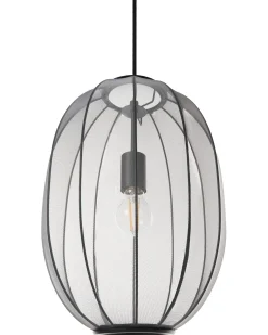 Loftlampe PADAMO Sort