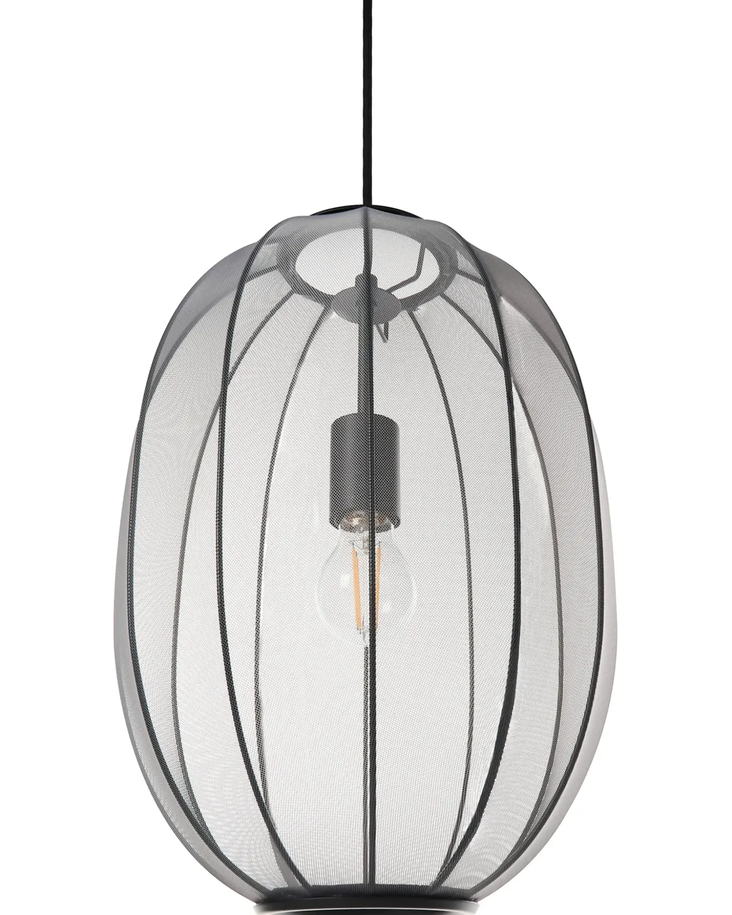Loftlampe PADAMO Sort