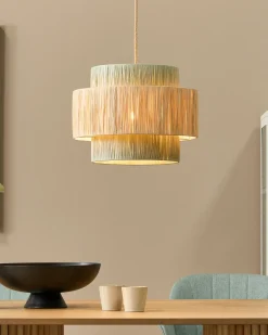 Loftlampe PALBRA Papir Naturlig