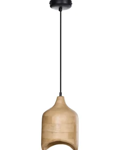 Loftlampe PANDU Mangotræ Lysebrun