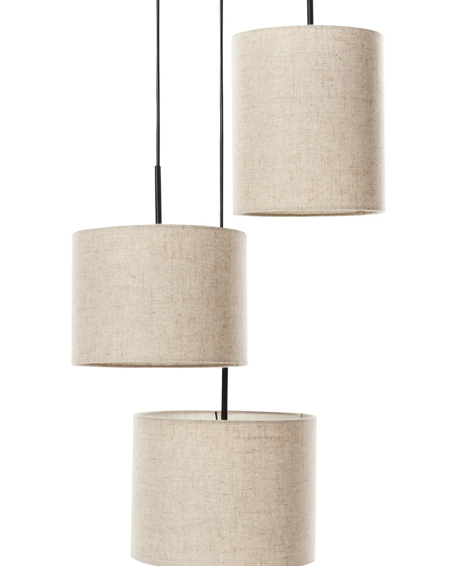 Loftlampe PARGUAZA Hør Lys Beige