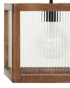 Loftlampe PENNA Mangotræ Brun
