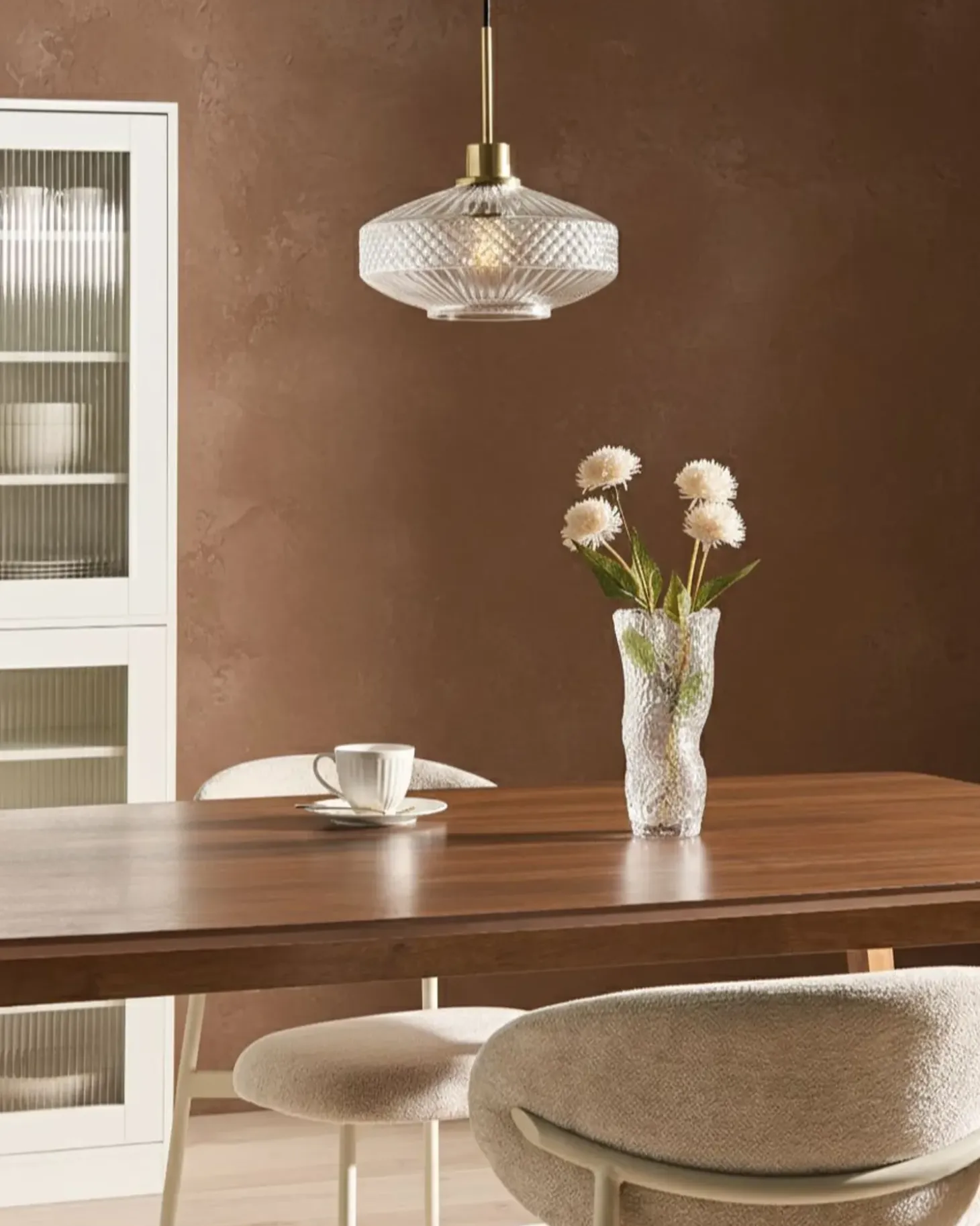 Loftlampe PIRRIS Glas Transparent