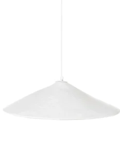 Loftlampe PORONGOS Papmaché Hvid