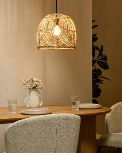 Loftlampe POSTRERO Rattan Naturlig