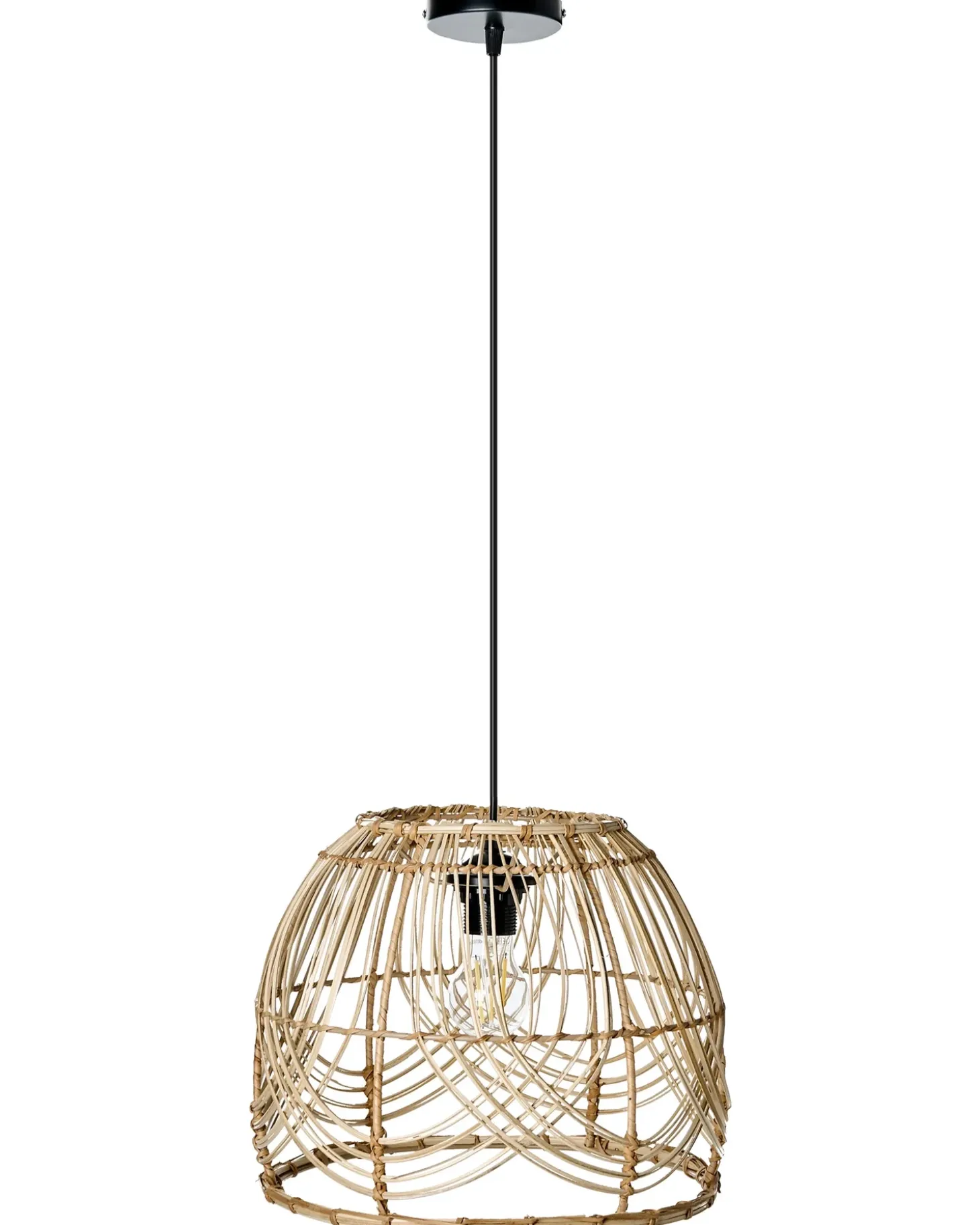 Loftlampe POSTRERO Rattan Naturlig