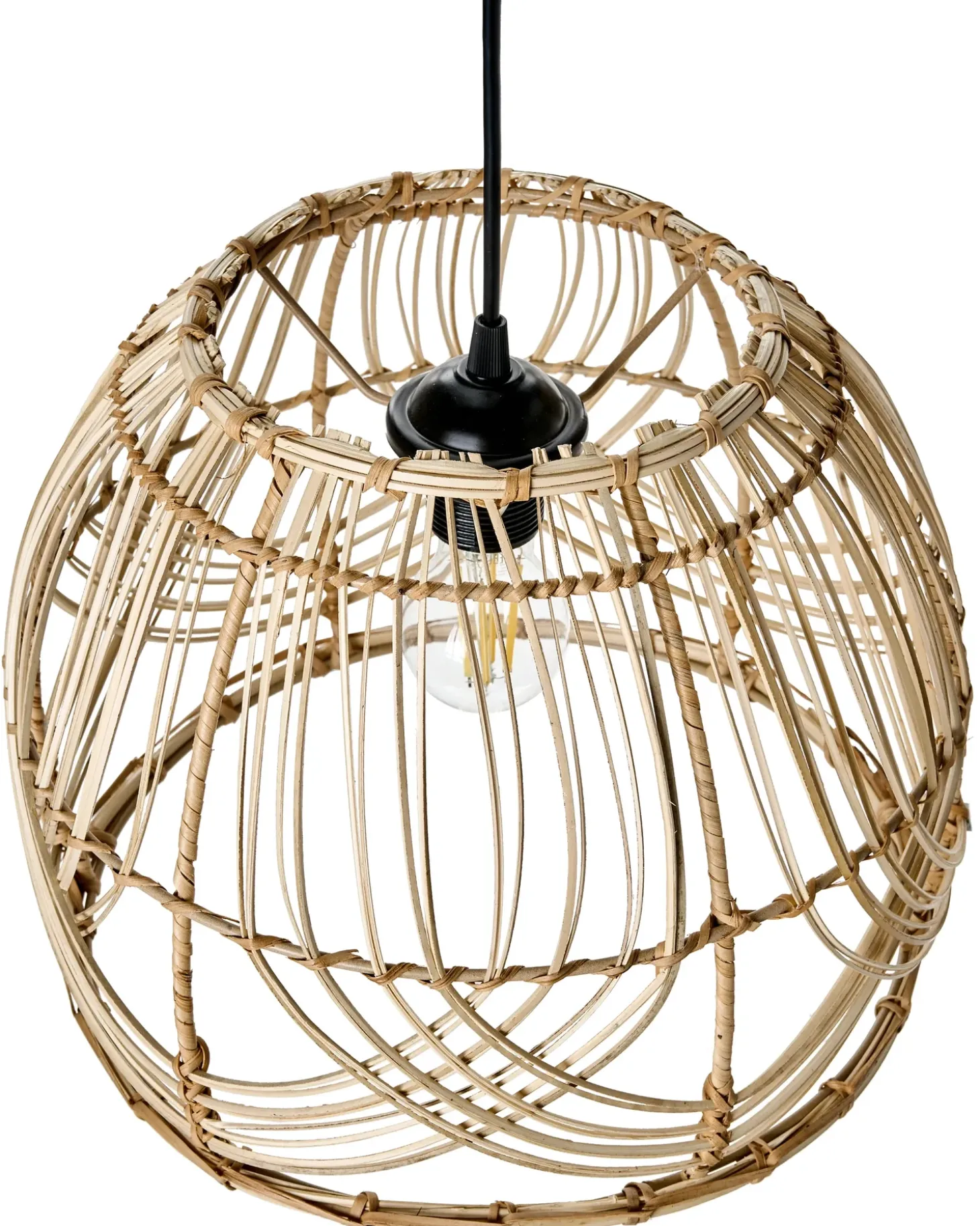 Loftlampe POSTRERO Rattan Naturlig
