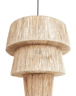 Loftlampe PREMAT Flet Naturlig