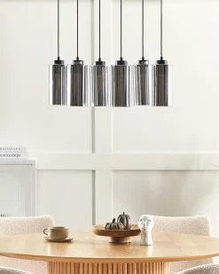 Loftlampe PURIRI Glas Grå