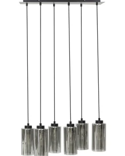 Loftlampe PURIRI Glas Grå