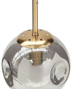 Loftlampe RALFES Glas Messing