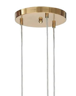 Loftlampe RALFES Glas Messing