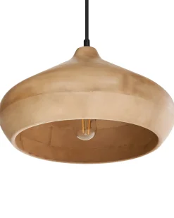 Loftlampe RAWI Mangotræ Lysebrun