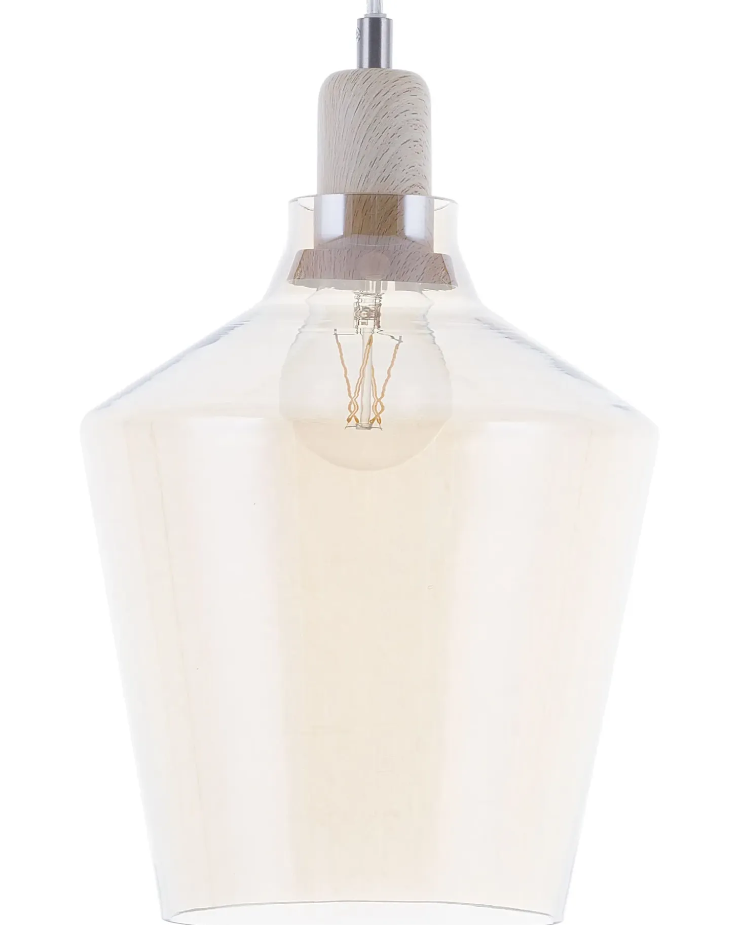 Loftlampe SANTON Glas Guld