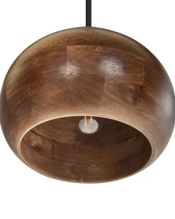 Loftlampe SANYATI Mangotræ Mørkebrun