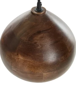 Loftlampe SANYATI Mangotræ Mørkebrun