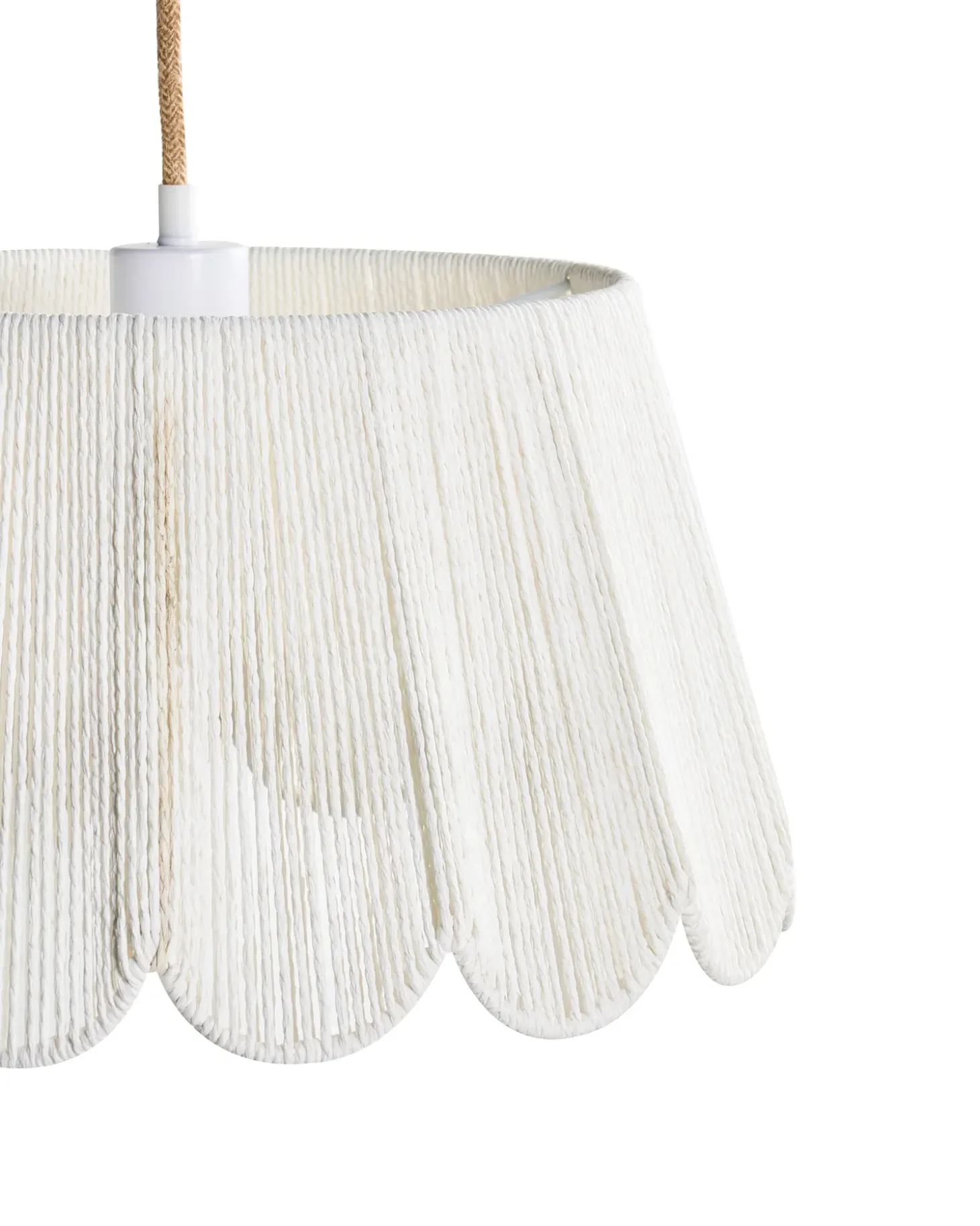 Loftlampe SEBAKWE papirreb Lys Beige