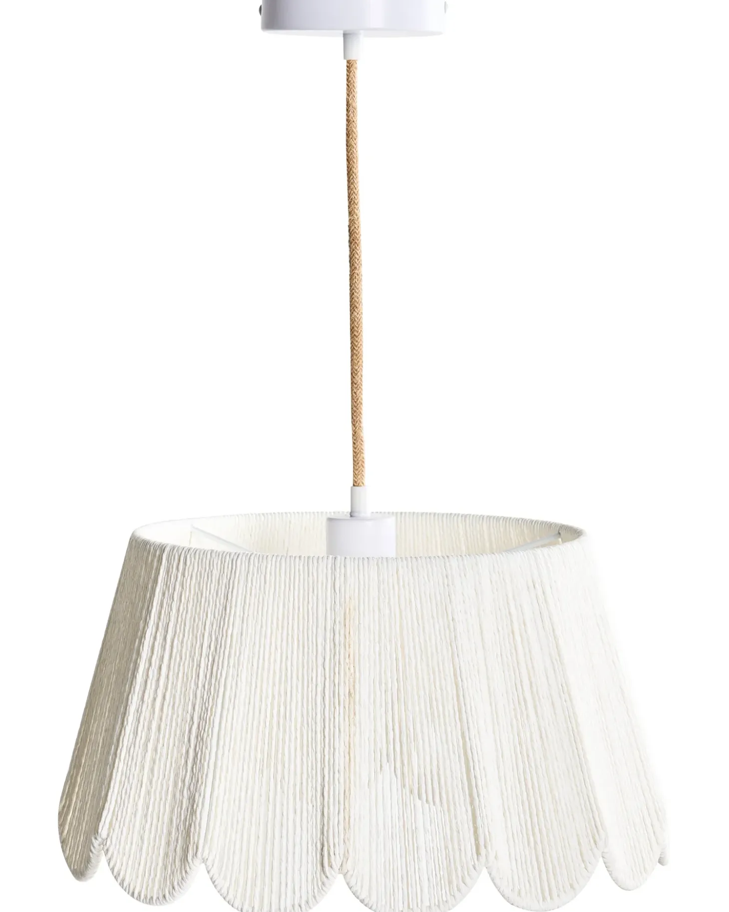 Loftlampe SEBAKWE papirreb Lys Beige