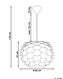 Loftlampe SEGRE L Mørkegrøn