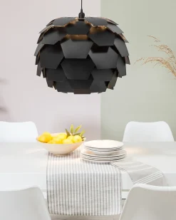 Loftlampe SEGRE L Sort