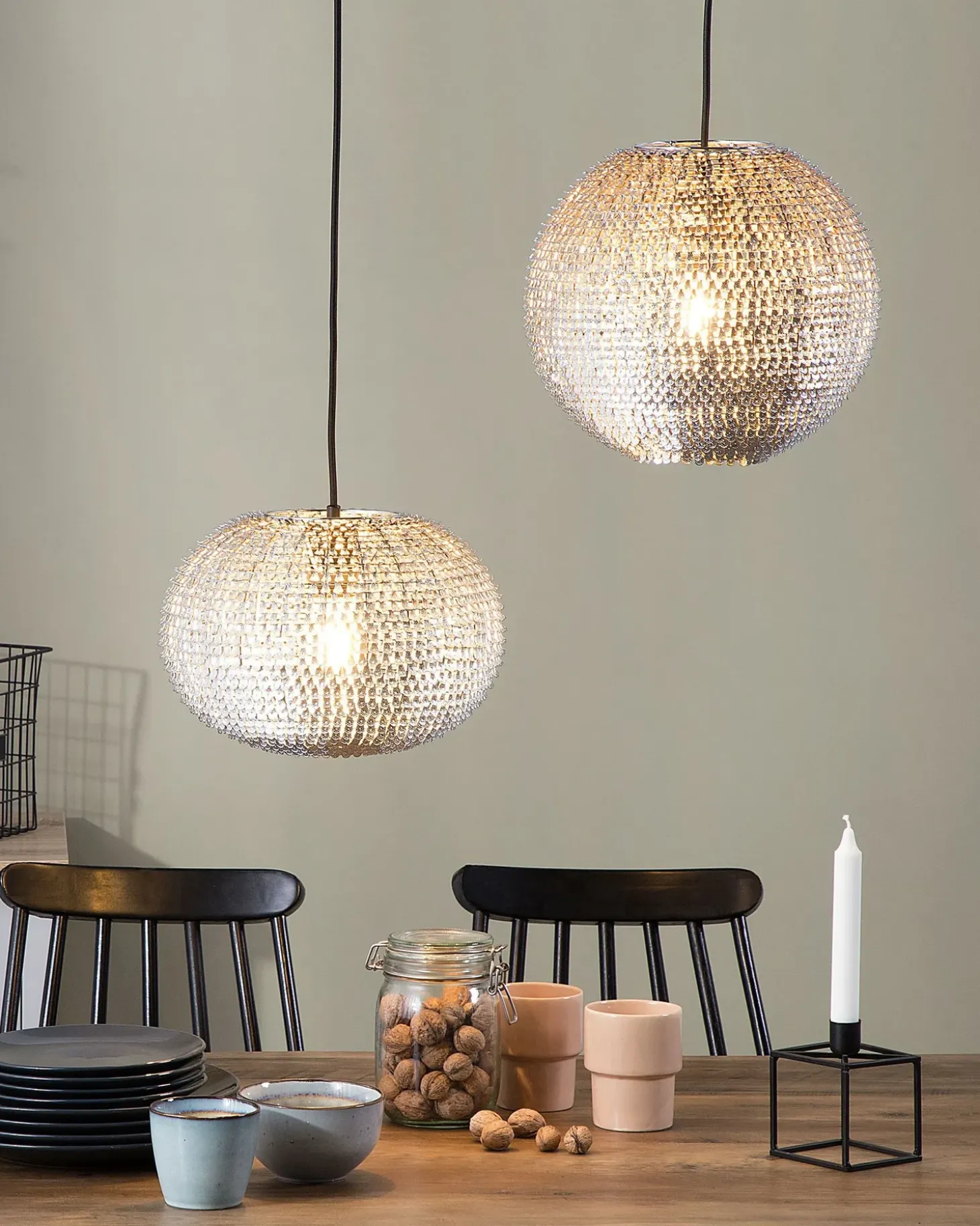 Loftlampe SEINE Metal Sølv