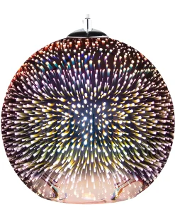 Loftlampe SESSERA Glas Kobber