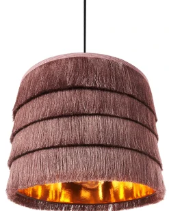 Loftlampe SUAPURE Lyserød