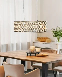 Loftlampe TENNA Metal Sølv