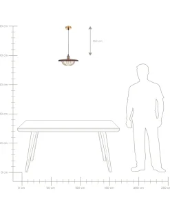 Loftlampe TORDILLO Metal Guld