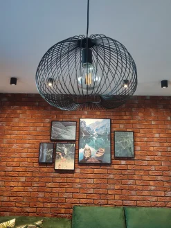 Loftlampe TORDINO Metal Sort