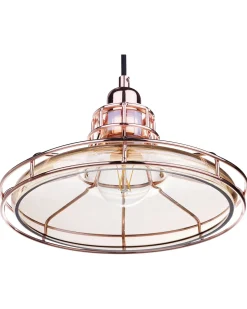 Loftlampe TORRE Glas Kobber