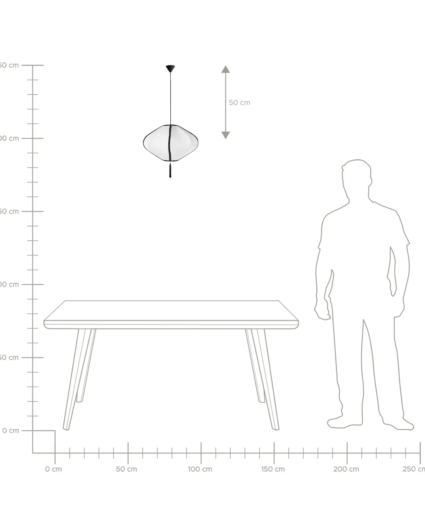 Loftlampe TUCURO Hvid