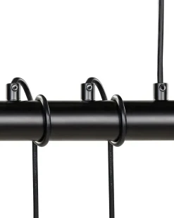 Loftlampe TUTAKI Egetræ Sort