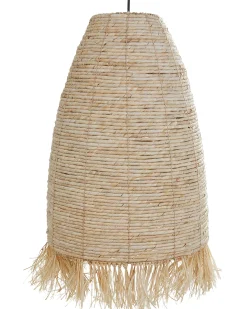 Loftlampe TUTONG Flet Naturlig