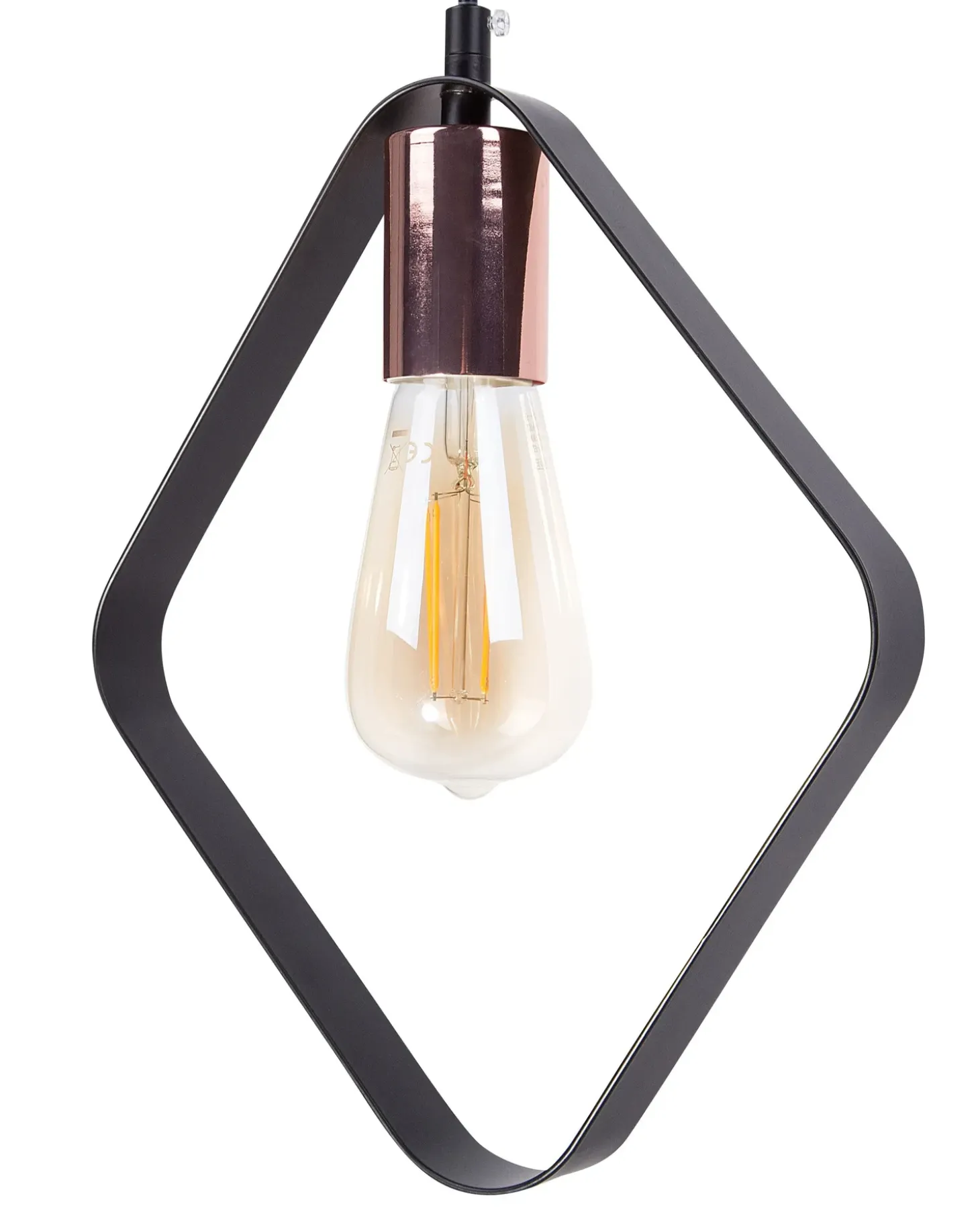 Loftlampe VOMANO Metal Sort
