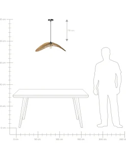 Loftlampe YAGUEZ Jute Naturlig