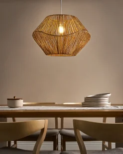 Loftlampe YAMBOU papirreb Naturlig