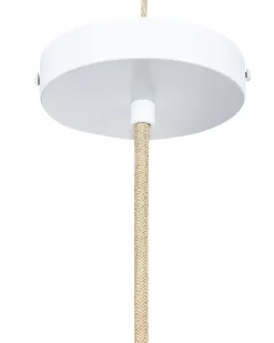 Loftlampe YUMURI Rattan Ferskenagtig lyserød