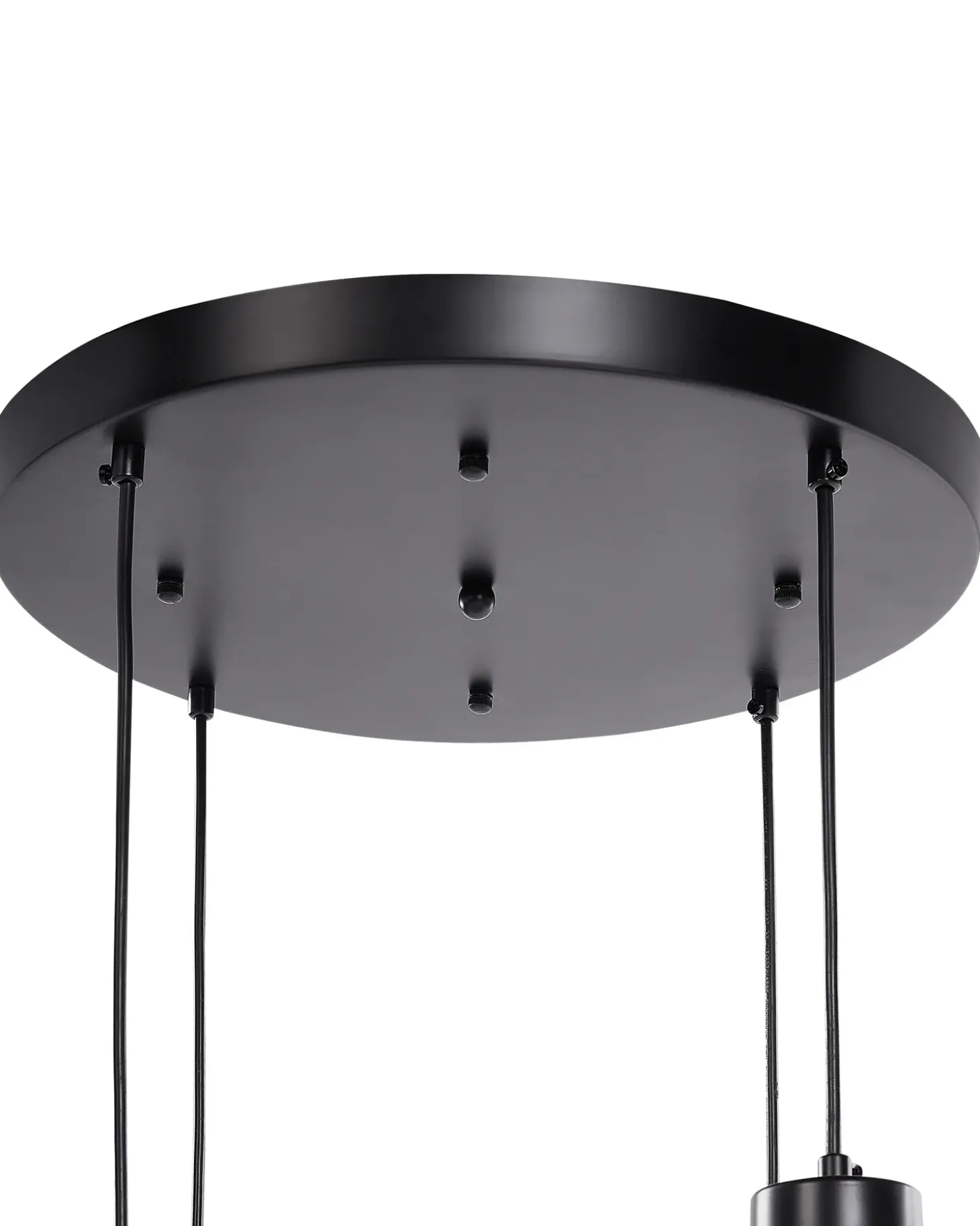 Loftlampe ZAYANDE Glas Lysegrå