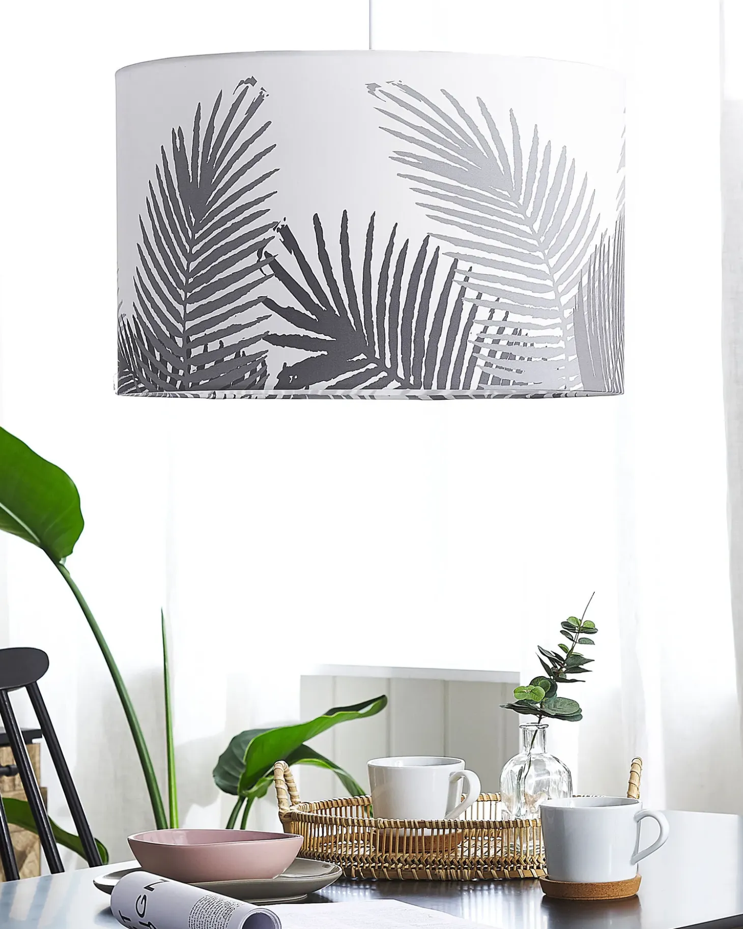 Loftlampe ZILLER Hvid